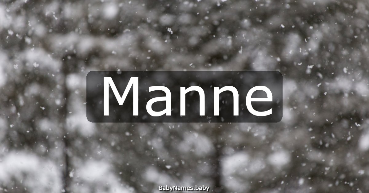 Manne