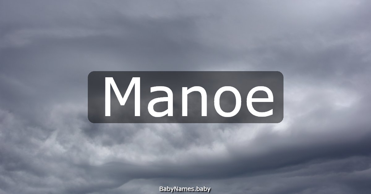 Manoe