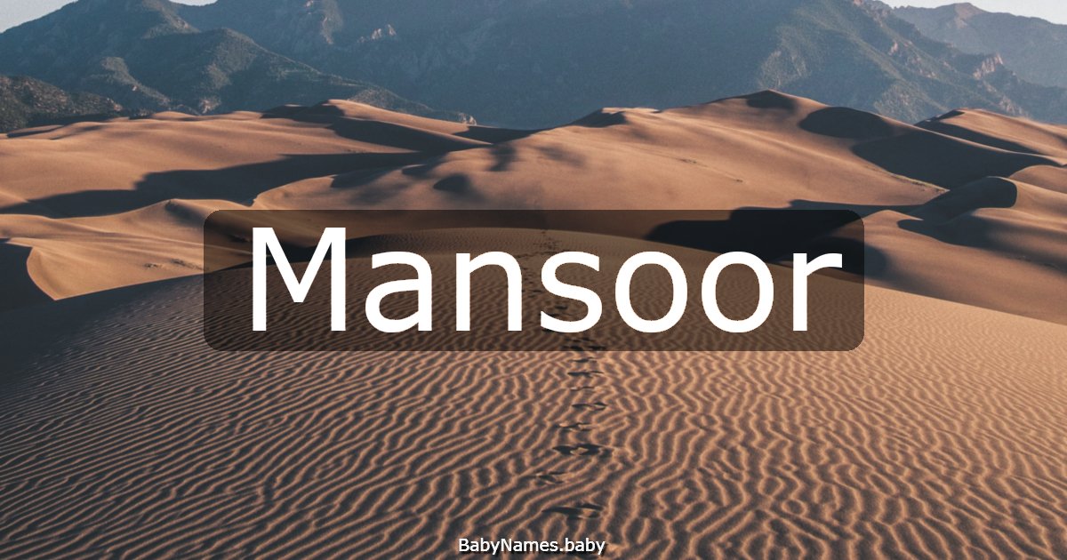 Mansoor