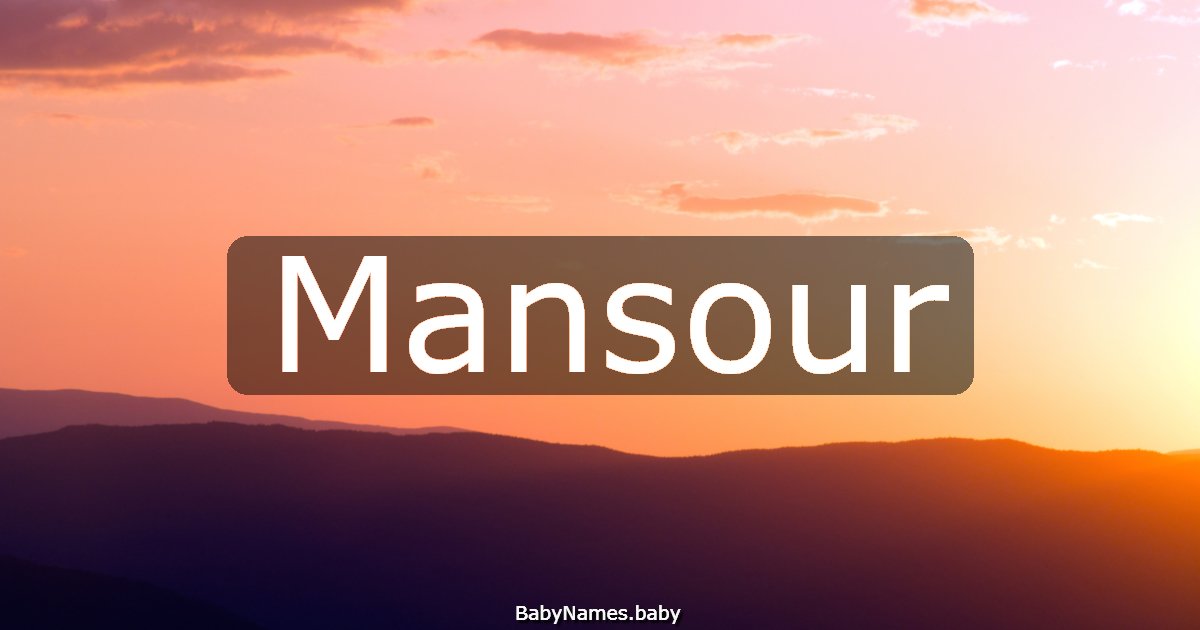 Mansour
