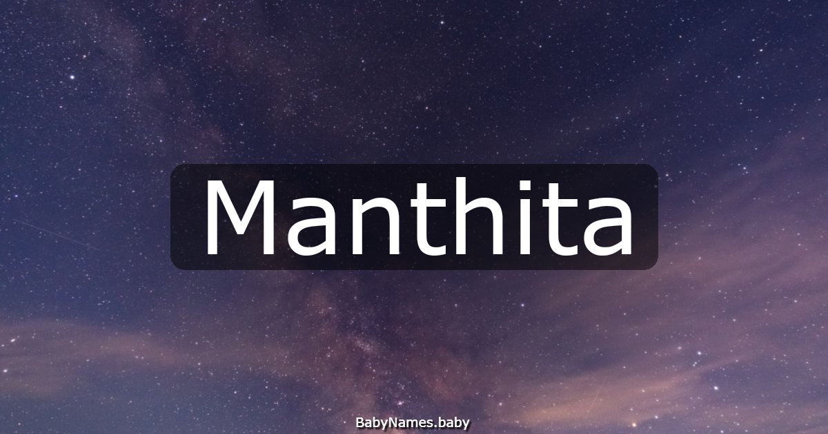 Manthita