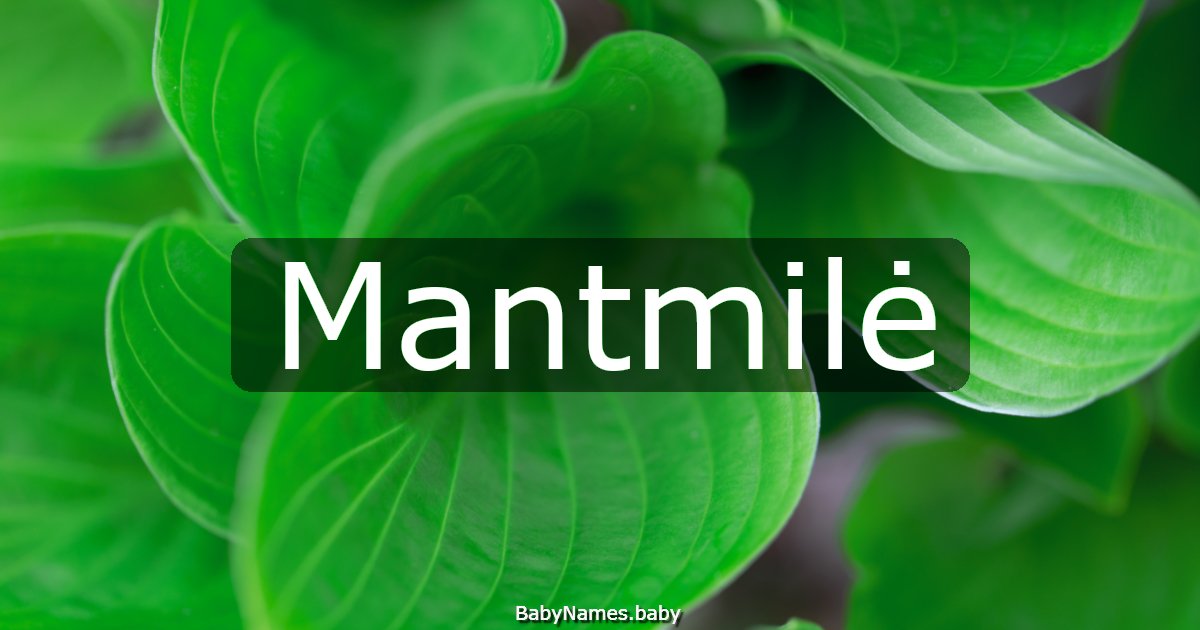 Mantmilė