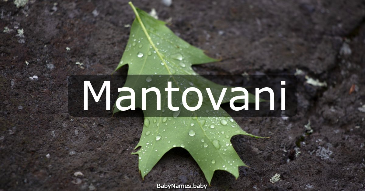 Mantovani