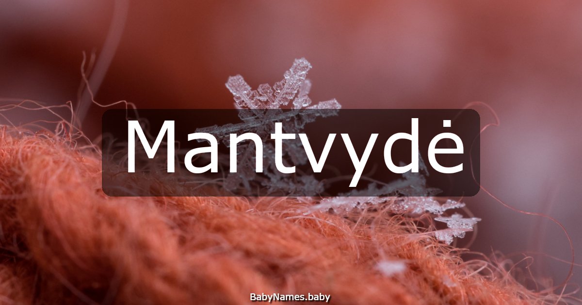Mantvydė