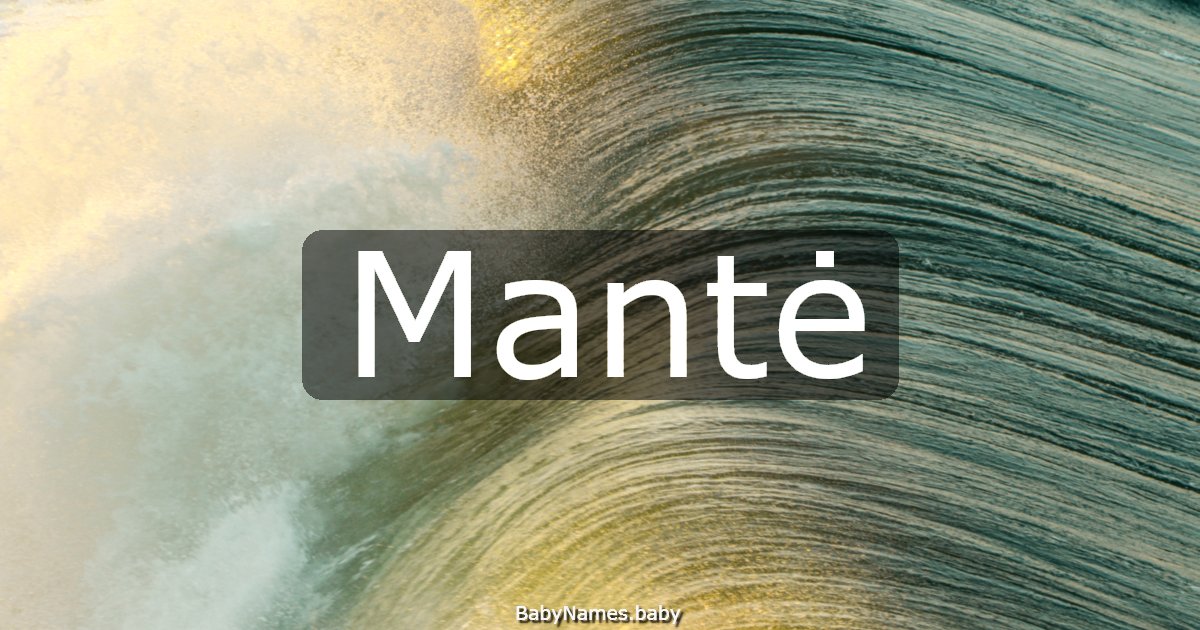 Mantė