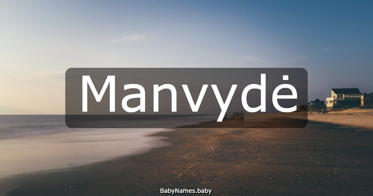 Manvydė