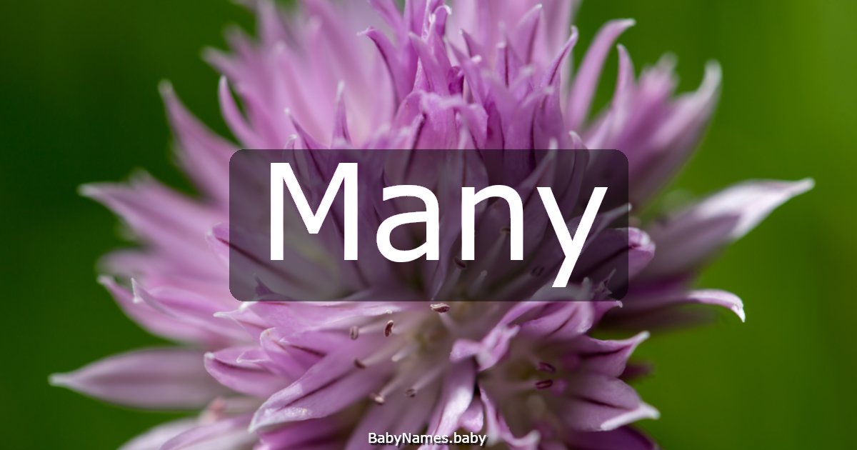 Many