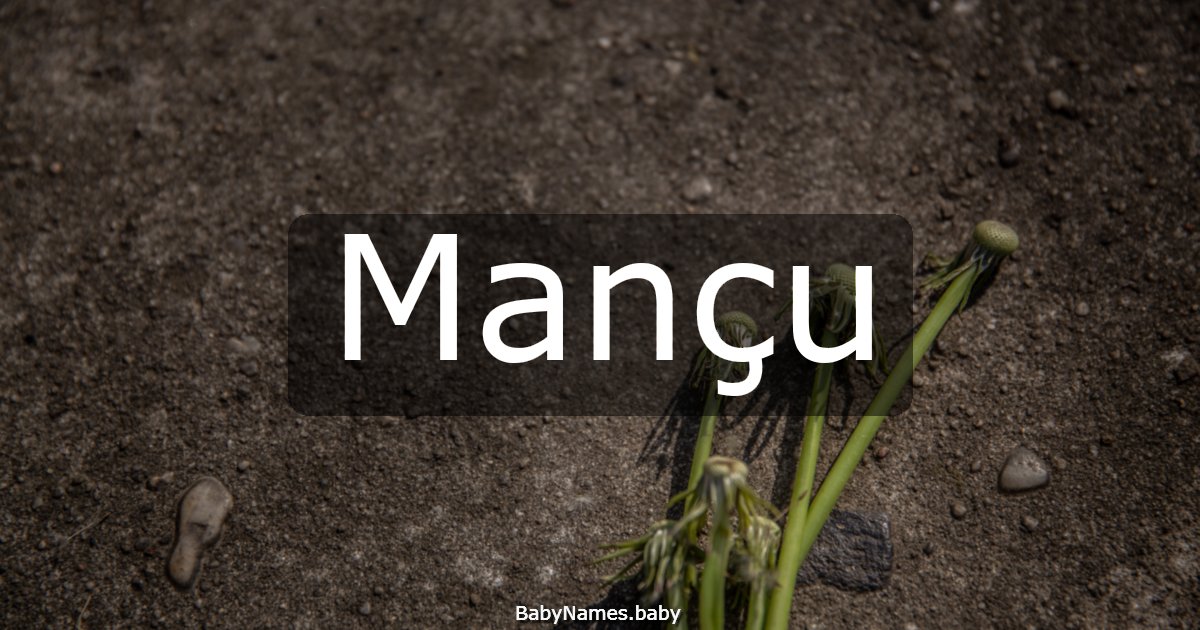 Mançu