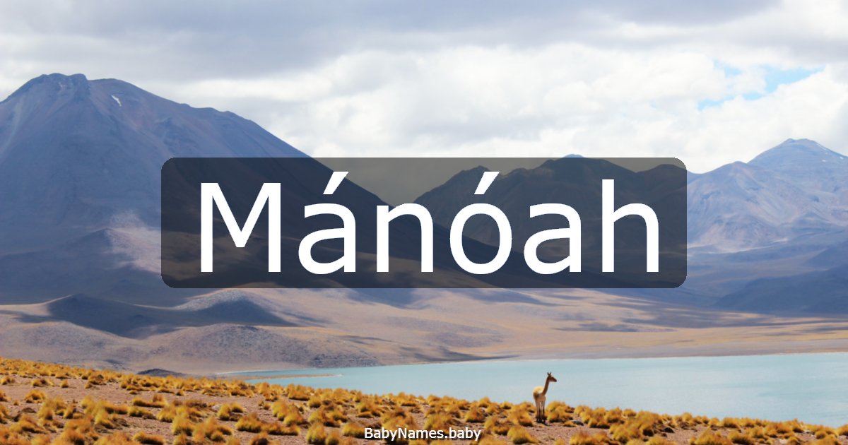 Mánóah