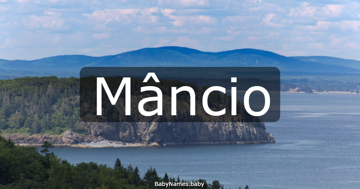 Mâncio