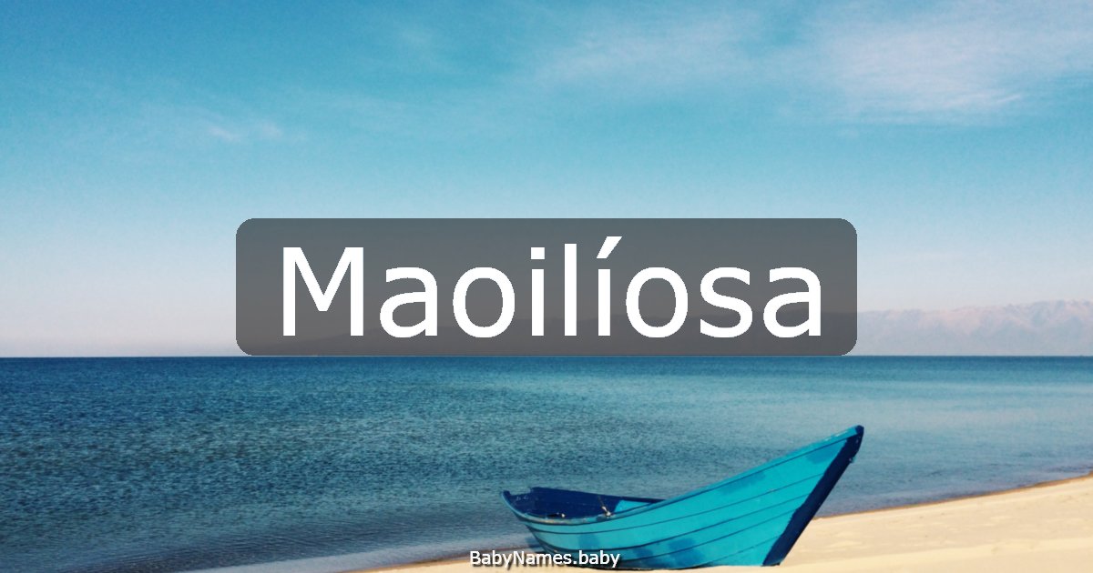 Maoilíosa