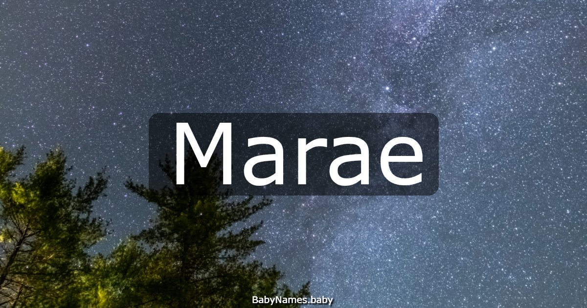 Marae