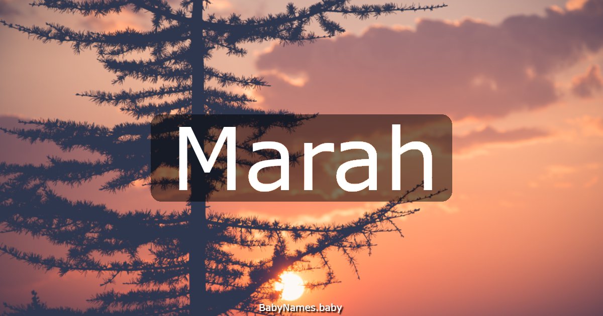 Marah