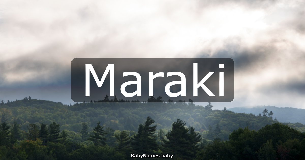 Maraki