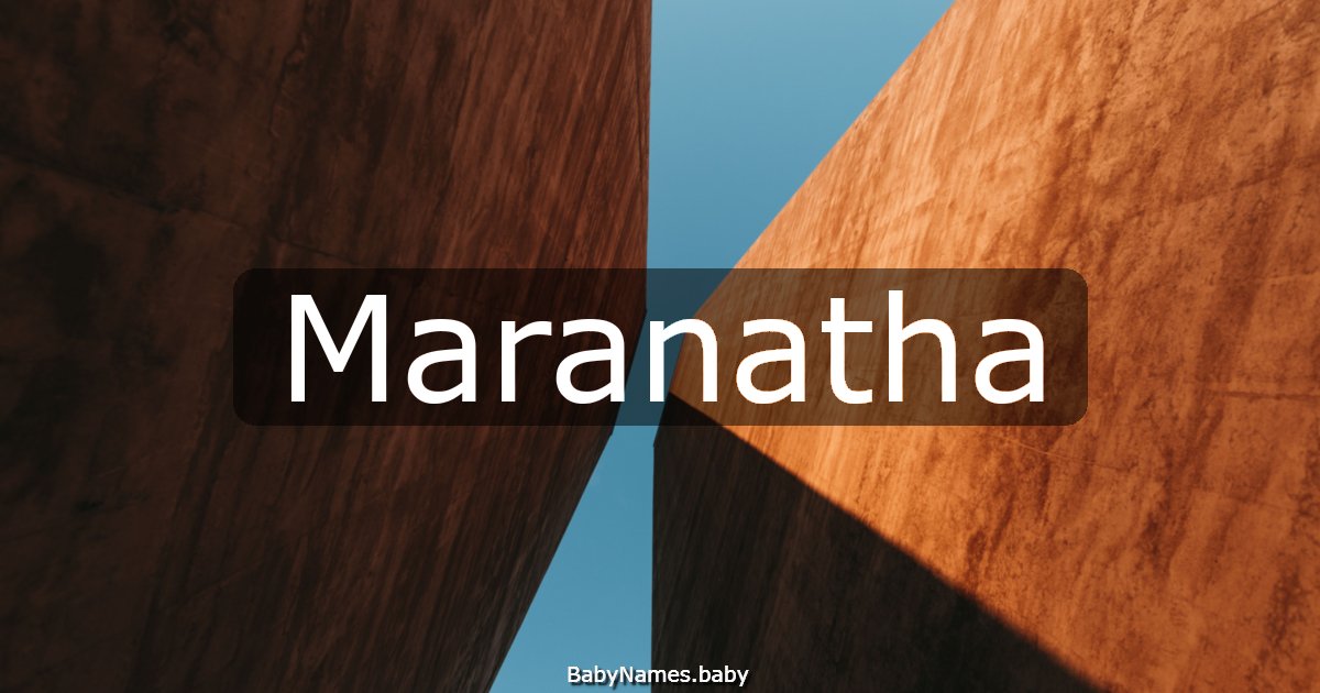 Maranatha