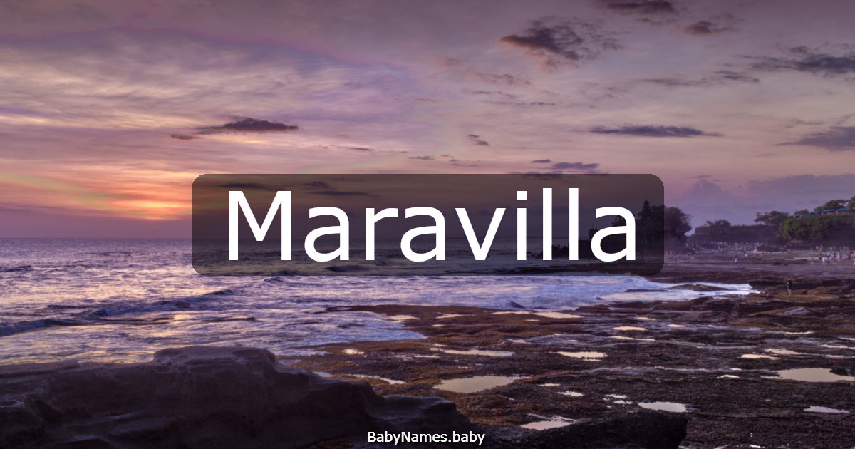 Maravilla