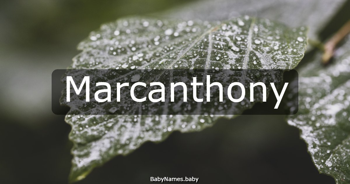 Marcanthony