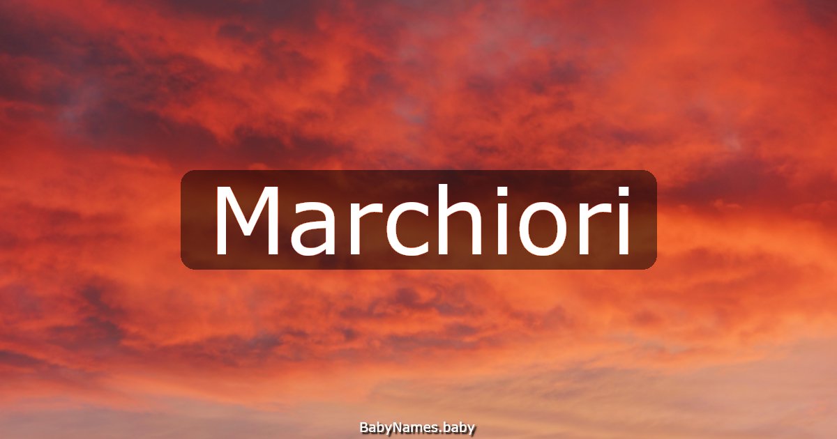 Marchiori
