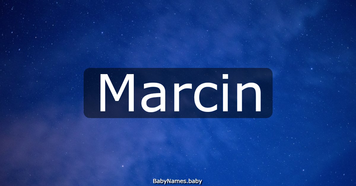 Marcin