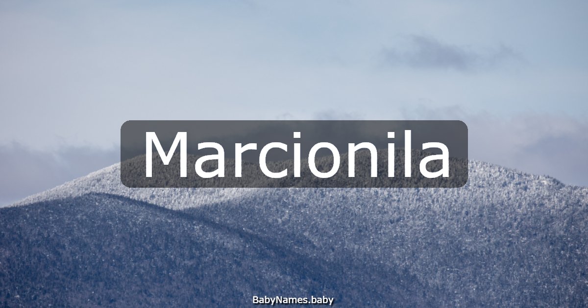 Marcionila