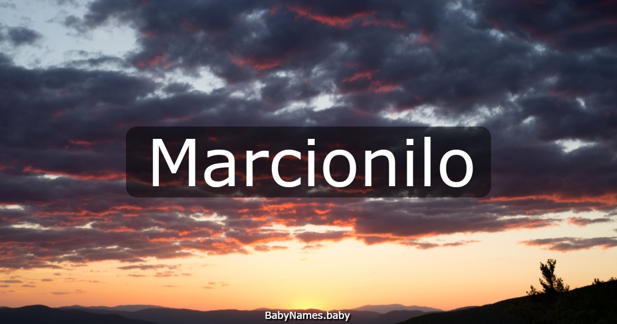 Marcionilo