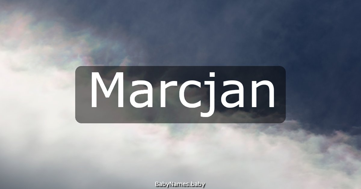 Marcjan