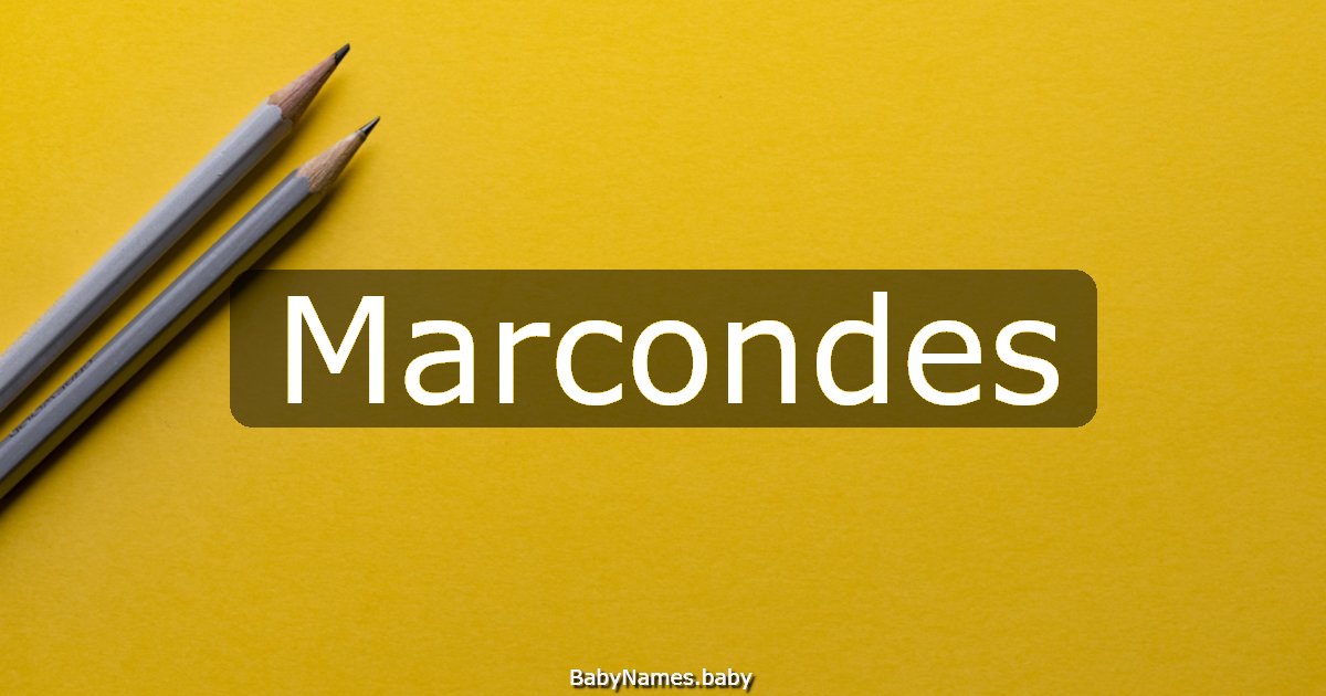 Marcondes