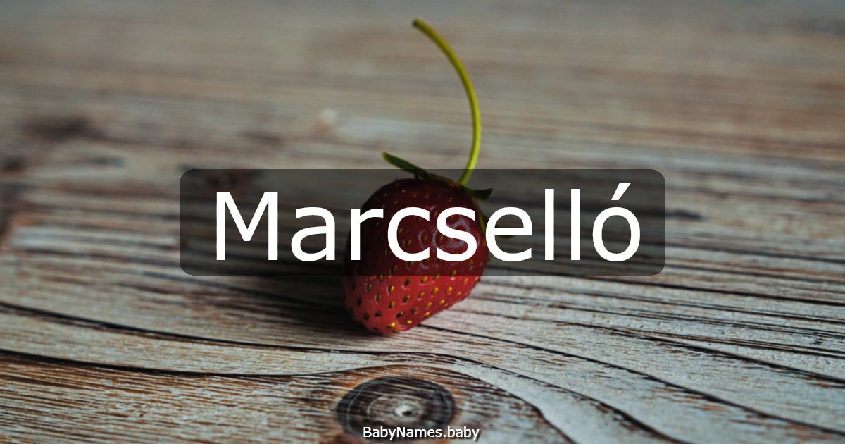 Marcselló