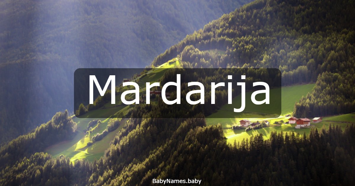 Mardarija