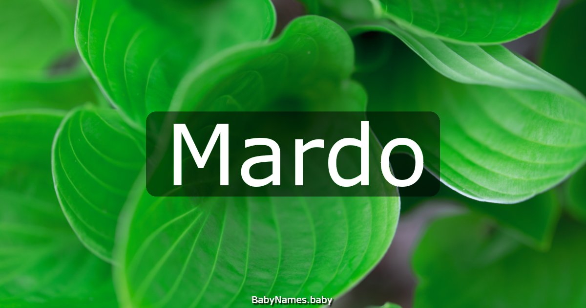 Mardo