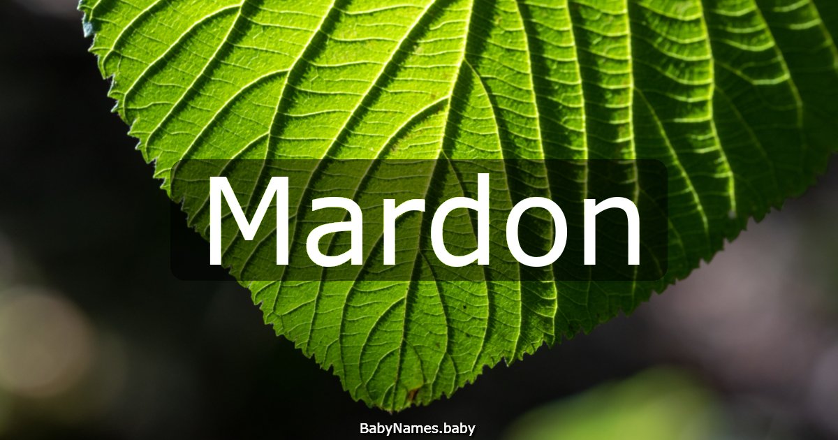 Mardon