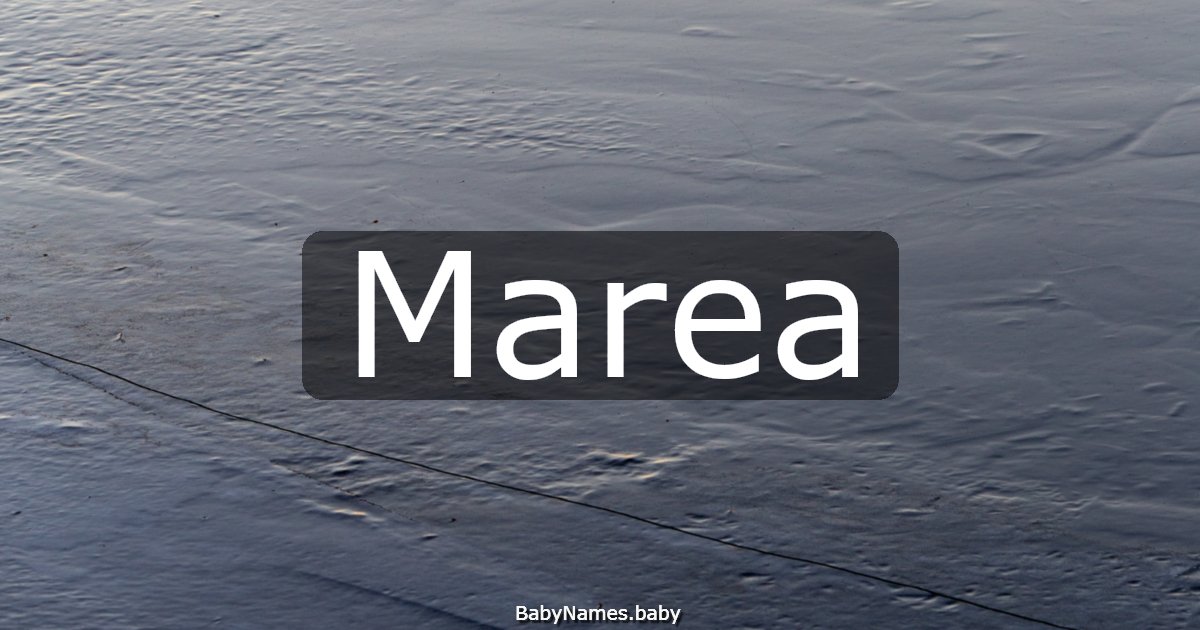 Marea