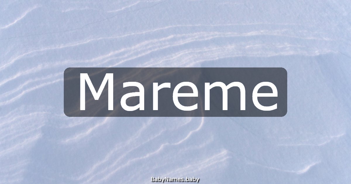 Mareme