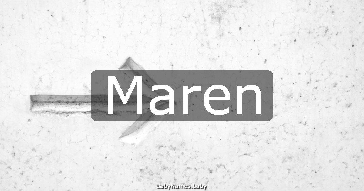 Maren