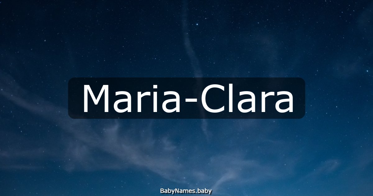 Maria-Clara