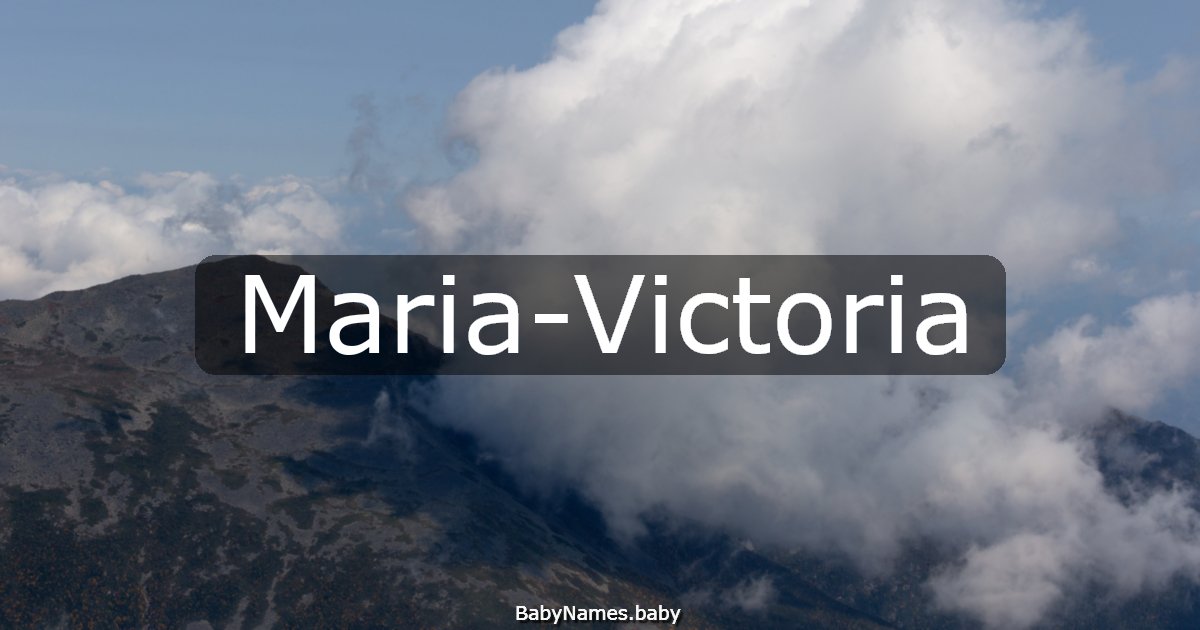Maria-Victoria