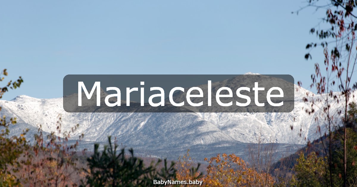 Mariaceleste