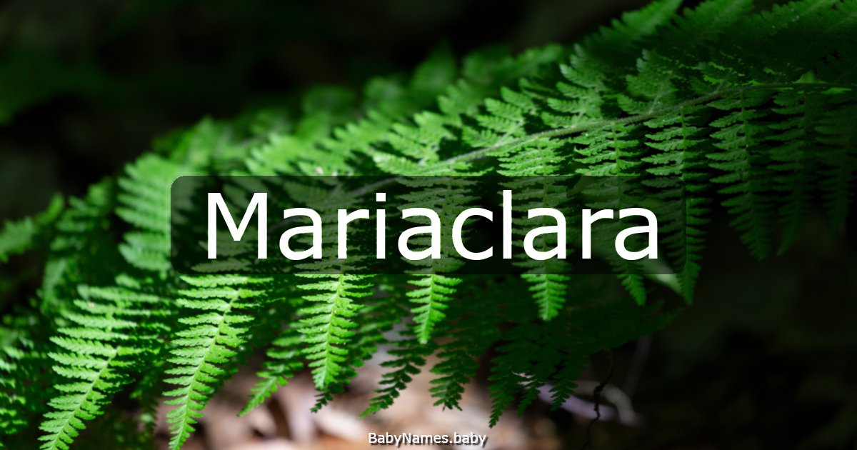 Mariaclara