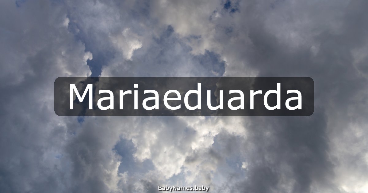 Mariaeduarda