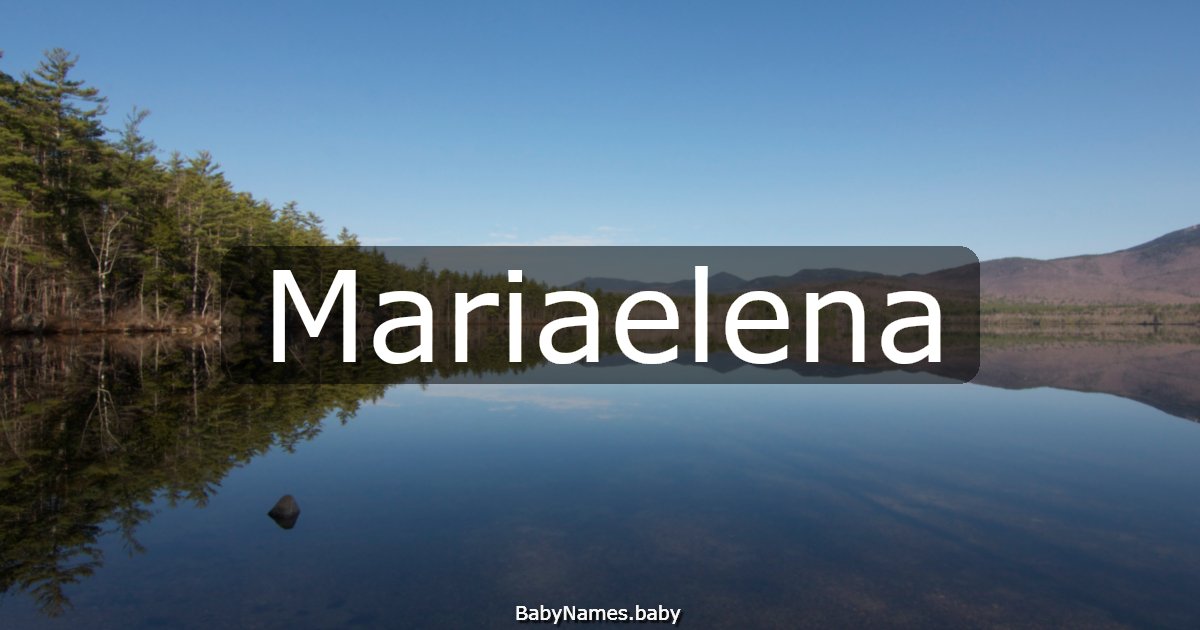 Mariaelena
