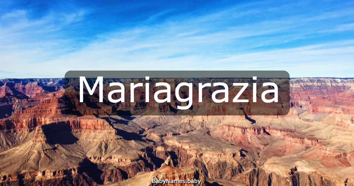 Mariagrazia