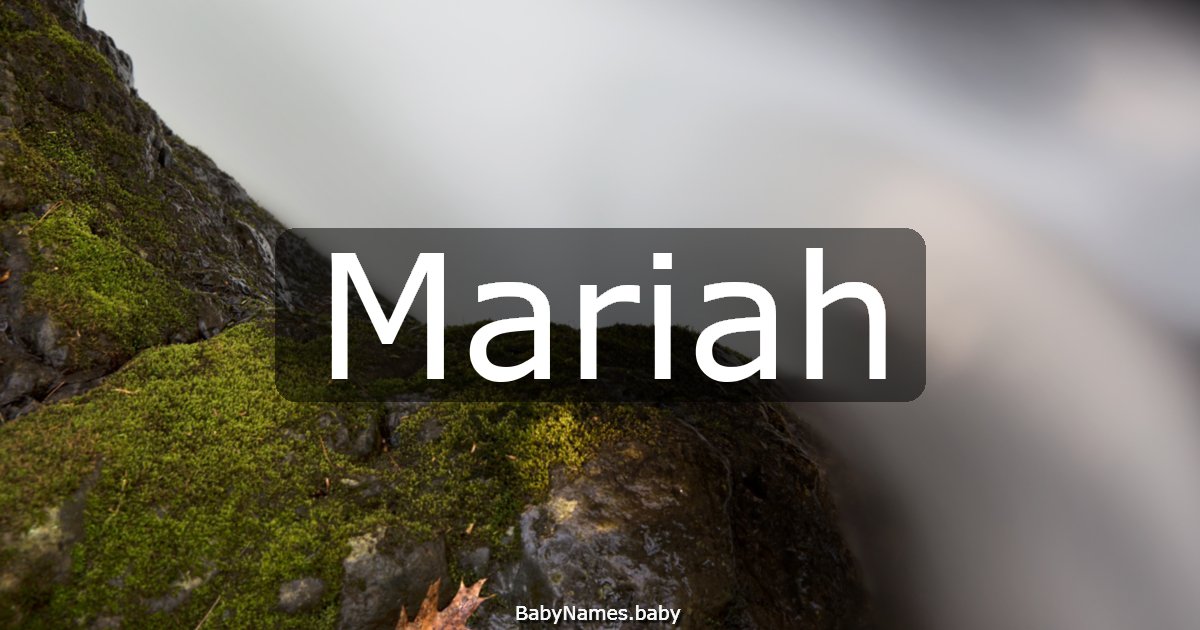 Mariah
