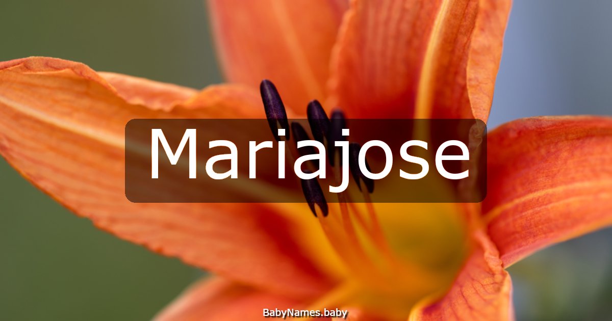 Mariajose