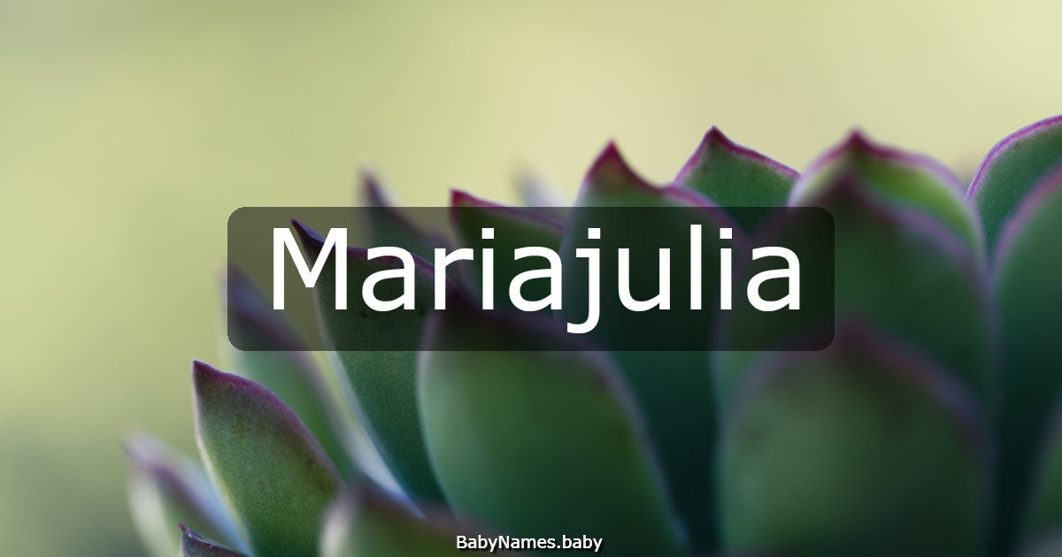 Mariajulia