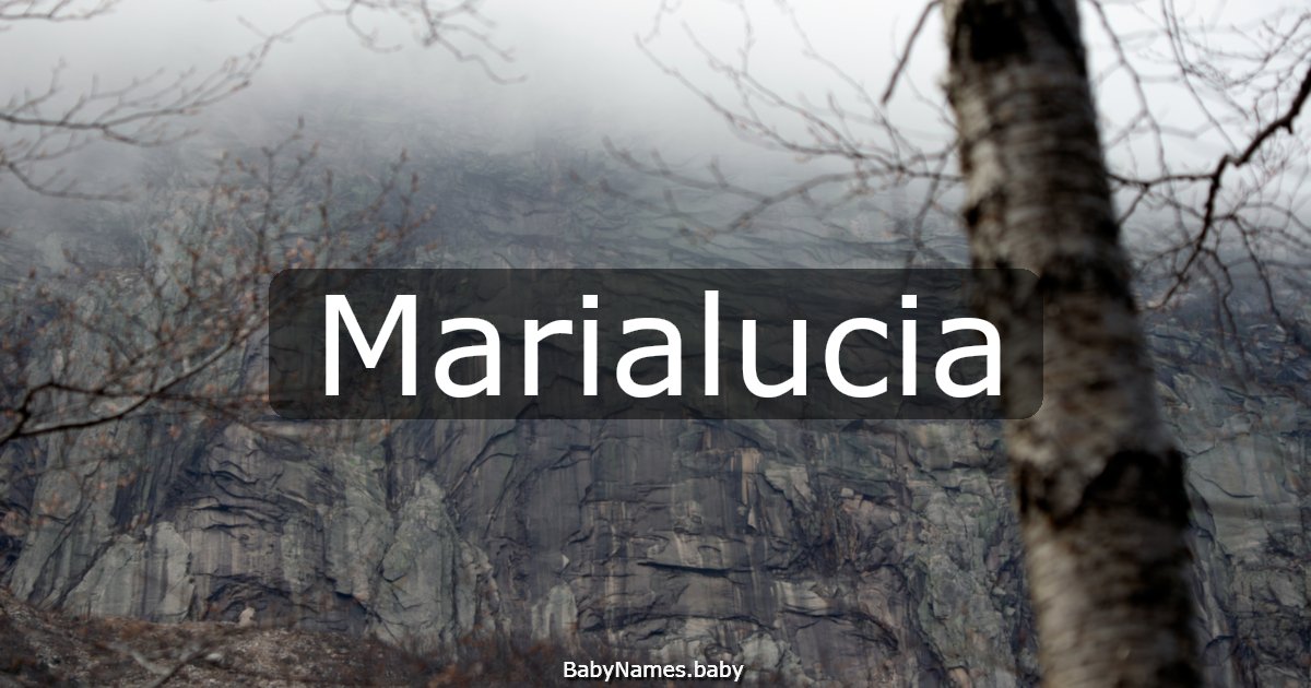 Marialucia