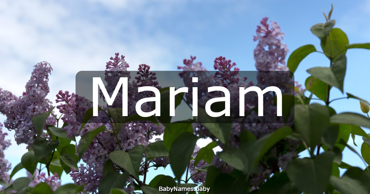 Mariam