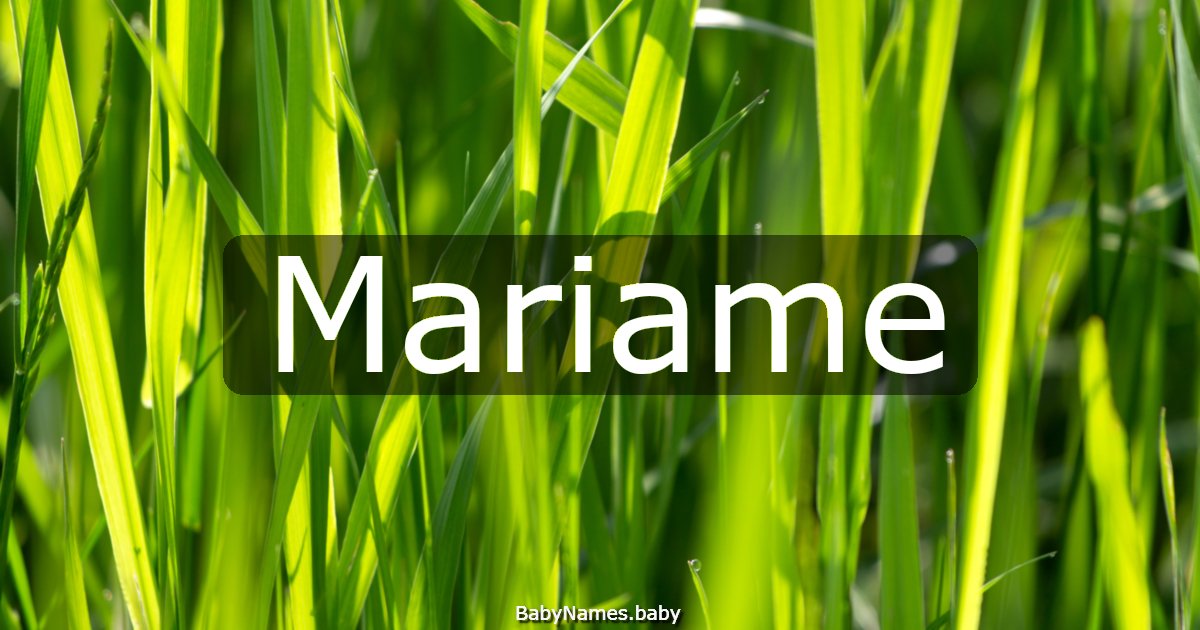Mariame
