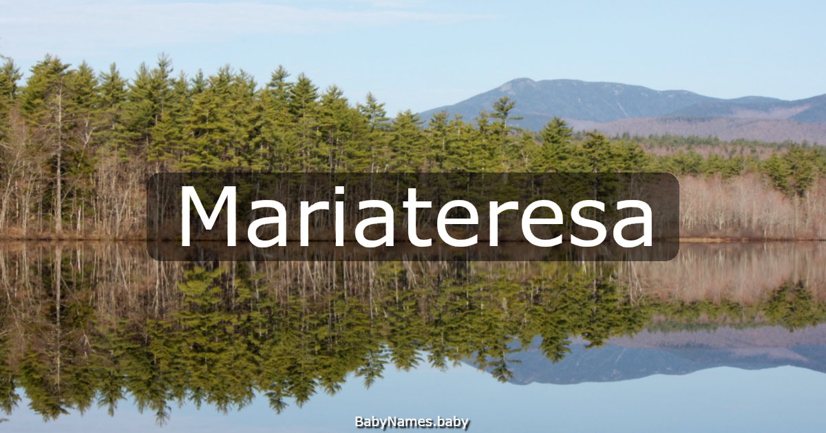 Mariateresa