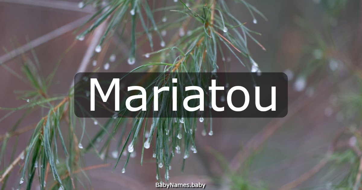 Mariatou