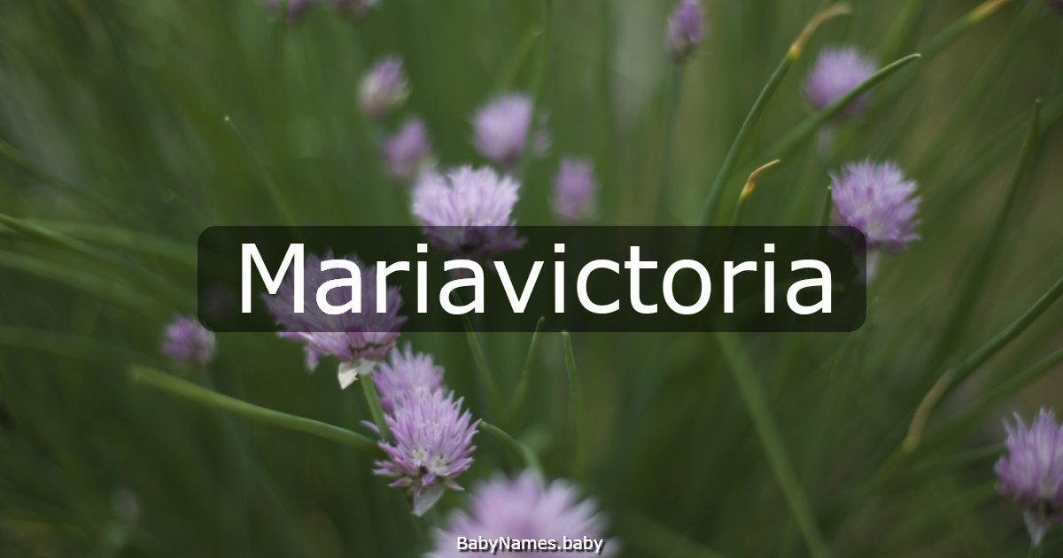 Mariavictoria